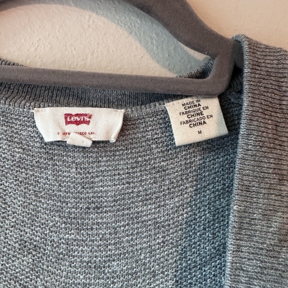 Levi’s Women's Waffle Knit Cardigan - grey, size M - Picture 3 of 6